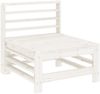 vidaXL 6-tlg. Garten-Lounge-Set Weiß Massivholz Kiefer 3186327 Bild 4