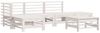 vidaXL 6-tlg. Garten-Lounge-Set Weiß Massivholz Kiefer 3186327 Bild 2