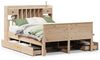 vidaXL Massivholzbett mit Regal ohne Matratze 140x190 cm Kiefernholz 3308933 Bild 2