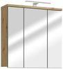 Spiegelschrank Venus / Veris, Glas, Holzwerkstoff, Holzfarben, Verspiegelt, 68 x 69 x 20 cm Bild 2