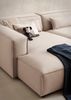 LeGer Home by Lena Gercke Ecksofa PIARA XXL, Big-Sofa in Cord oder Leinenoptik, L-Form, mit Kedernaht, wahlweise Ottomane rechts/links, schwarze Füße, extra tiefe Sitzfläche Bild 4