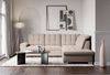 Selsey 'Jamaal' Ecksofa mit Schlaffunktion und Stauraum rechtsseitig, beige Bild 2