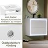 Waschtischunterschrank 60 x 46 x 50 cm mit Keramikbecken, wandhängend, lackiert, mit LED-Radarsensor und 2 Schubladen Bild 5