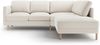 Micadoni Symmetrisches Ecksofa Eden 4-Sitzer Rechts Samt Beige Bild 2