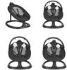 Kikka boo Babywippe Zazu elektrisch Kinderstuhl Musik Schaukelfunktion Timer schwarz Bild 3