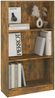 vidaXL Bücherregal Räuchereiche 60x24x109 cm Holzwerkstoff 815087 Bild 3