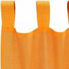 vidaXL Voile Vorhänge mit Schlaufen 2 Stk. Orange 140x140 cm 4102281 Bild 5