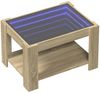 vidaXL LED-Couchtisch Sonoma Eiche 73x53x45 cm Holzwerkstoff 847548 Bild 3