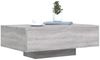 vidaXL Couchtisch mit LED-Leuchten Grau Sonoma 85x55x31 cm 836614 Bild 5
