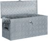 vidaXL Aluminiumkiste 80×30×35 cm Silbern 142939 Bild 5