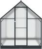 vidaXL Garten Gewächshaus mit Tür Anthrazit 183,5 x 303,5 x 207 cm 3433043 Bild 4