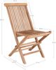 House Nordic Esszimmerstuhl, Teakholz, natur - 2er set Bild 5