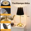 ZMH LED Tischleuchte 2er Set Akku Touch Nachttischlampe 3 Farbtemperature mit USB Dimmbar, LED fest integriert, 3000-6500K Bild 3