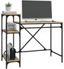 vidaXL Schreibtisch mit Regal Sonoma-Eiche 105x50x90 cm Holzwerkstoff 826715 Bild 4