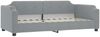 vidaXL Tagesbett mit Matratze Hellgrau 100x200 cm Stoff 3197621 Bild 3