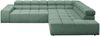 KAWOLA Sofa NEVADA Ecksofa Feincord grün Recamiere rechts 70 x 215 x 319 cm Bild 5