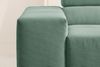 KAWOLA Sofa NEVADA Ecksofa Feincord grün Recamiere rechts 70 x 215 x 319 cm Bild 2