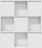 vidaXL Bücherregal Weiß 89x24x101,5 cm Holzwerkstoff 860400 Bild 4