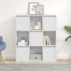 vidaXL Bücherregal Weiß 89x24x101,5 cm Holzwerkstoff 860400 Bild 3
