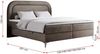 Boxspringbett, Schlafzimmerbett, Bettkasten - EIRA -120 x 200 cm - Braun Velvet - H3 Bild 5