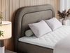 Boxspringbett, Schlafzimmerbett, Bettkasten - EIRA -120 x 200 cm - Braun Velvet - H3 Bild 3