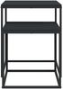 Couchtisch-Set, Sofatisch 2-tlg. Holzwerkstoff und Metall Bild 5