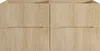 Vente-unique - ORISO Waschbeckenmöbel Holz, Platte Beige - B 46 cm x H 57 cm x L 120 cm Bild 2