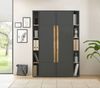 Aktenschrank Set Center in grau matt und Eiche Wotan 140 x 200 cm Bild 5