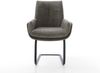 Freischwinger Clea-Flex Bouclé Soft Schlamm Freischwinger flach Schwarz Bild 2