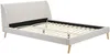 Vente-unique - BENEDICTE Bett Stoff Beige - B 211 cm x H 87 cm x L 192 cm Bild 3