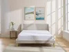 Vente-unique - BENEDICTE Bett Stoff Beige - B 211 cm x H 87 cm x L 192 cm Bild 2