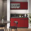 Küchenfront R-Line Rot 59.6 x 76.6 cm Möbelfront für den Mikrowellenschrank Vicco Bild 3