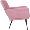 vidaXL Sitzbank Rosa 108x79x79 cm Samt 351385 Bild 4