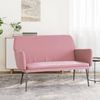 vidaXL Sitzbank Rosa 108x79x79 cm Samt 351385 Bild 1