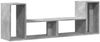 vidaXL TV-Schränke 2 Stk. Betongrau 75x30x50 cm Holzwerkstoff 840789 Bild 2