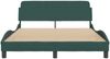 vidaXL Bettgestell "Dover" Dunkelgrün 140x190 cm Samt 373175 Bild 4