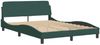 vidaXL Bettgestell "Dover" Dunkelgrün 140x190 cm Samt 373175 Bild 3