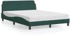 vidaXL Bettgestell "Dover" Dunkelgrün 140x190 cm Samt 373175 Bild 2