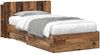 vidaXL Bettgestell mit Stauraum Altholz 100x200 cm Holzwerkstoff 3433721 Bild 2