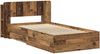 vidaXL Bettgestell mit Stauraum Altholz 100x200 cm Holzwerkstoff 3433721 Bild 3