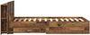 vidaXL Bettgestell mit Stauraum Altholz 100x200 cm Holzwerkstoff 3433721 Bild 5