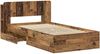 vidaXL Bettgestell mit Stauraum Altholz 100x200 cm Holzwerkstoff 3433721 Bild 4