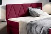 99rooms Emma Boxspringbett 160x200 cm Velours MONOLITH Bordeaux Bild 2