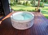 mSpa Whirlpool COCOON ECO - Ø 180x65 cm - ganzjährig Outdoor Pool - XXL - 6 Pers, Whirlpool zum Selbstaufbau, inkl. UVC+, 3 Hydromassagedüsen, App-Steuerung, Schnellheizsystem Bild 2
