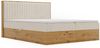 GRAINGOLD Forest Bett 160x200, Boxspringbett mit zwei Bettkästen, Velvet-Stoff, mit Kopfteil, Beige Bild 2