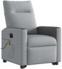 vidaXL Elektrischer Massagesessel mit Aufstehhilfe Hellgrau Stoff 3324073 Bild 5