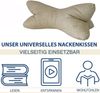 Dr. Berger Leseknochen Beige Natur 40 x 16 cm Bild 3