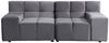 HOME DELUXE Modulares Sofa ORLENA - Anthrazit 204 x 98 cm Bild 2
