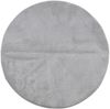 vidaXL Teppich IZA Kurzflor Skandinavischer Look Grau Ø 100 cm 375458 Bild 2