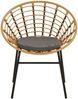 Gartenmöbel Set Balkonmöbel Poly Rattan Natur Garten Lounge Möbel Set 2 Outdoor Sessel Gartentisch Rund Terrassenmöbel Rattanmöbel Bild 4